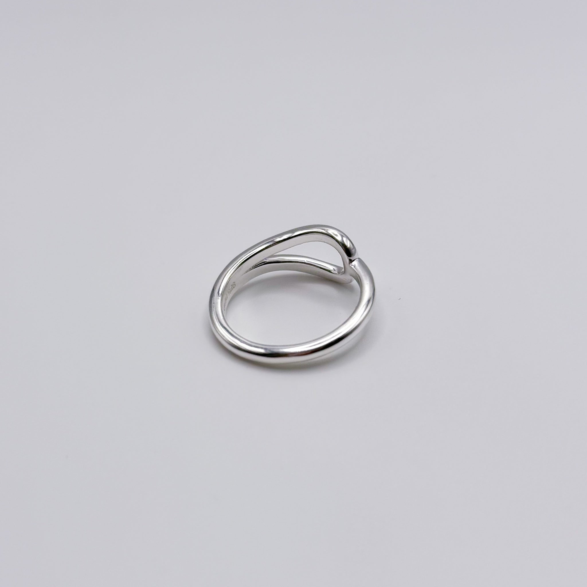 Bague goutte argent