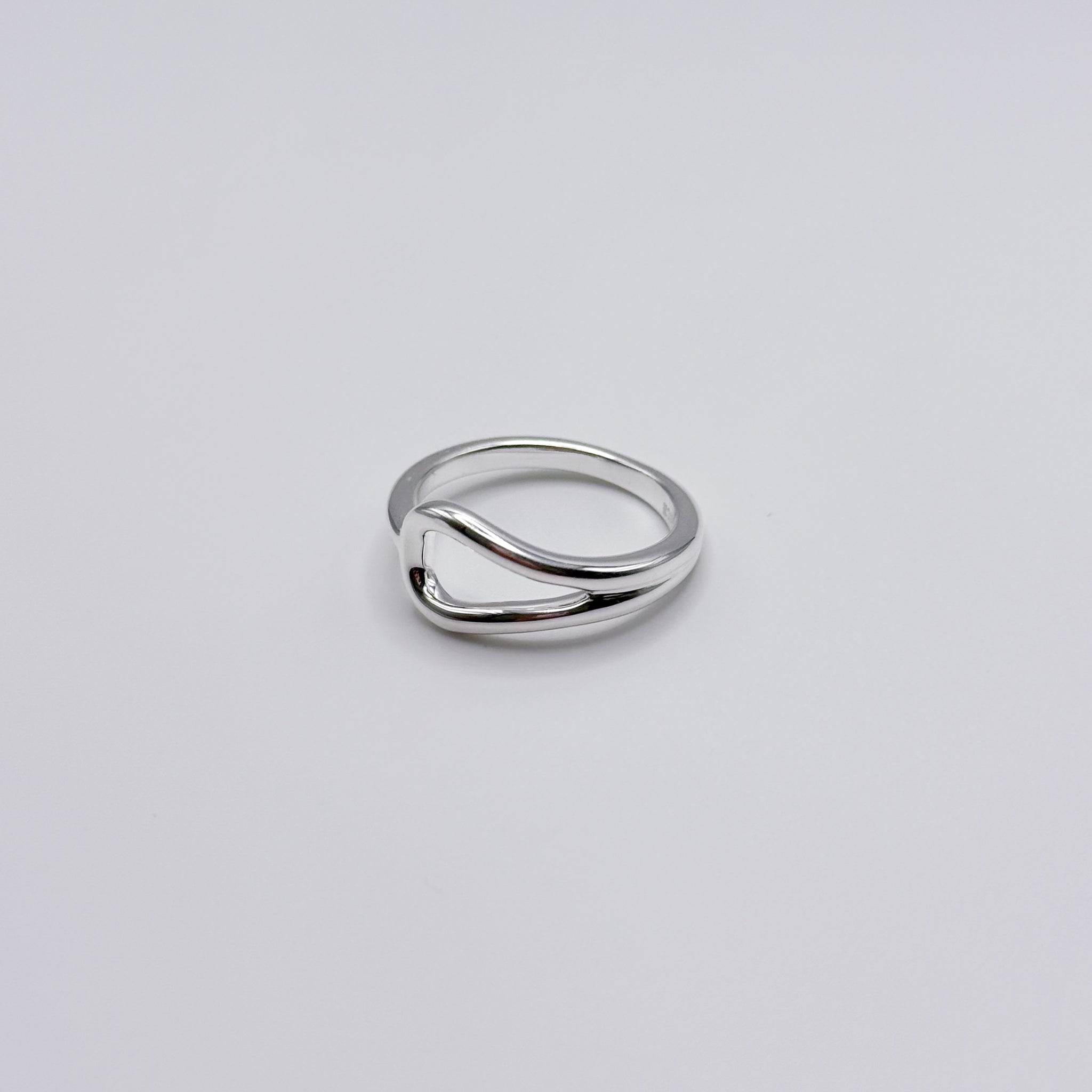 Bague goutte argent