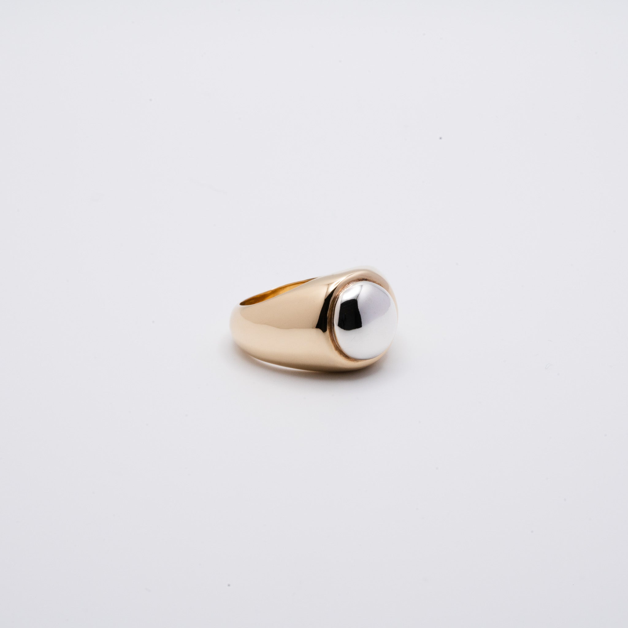 Pocket mirror ring