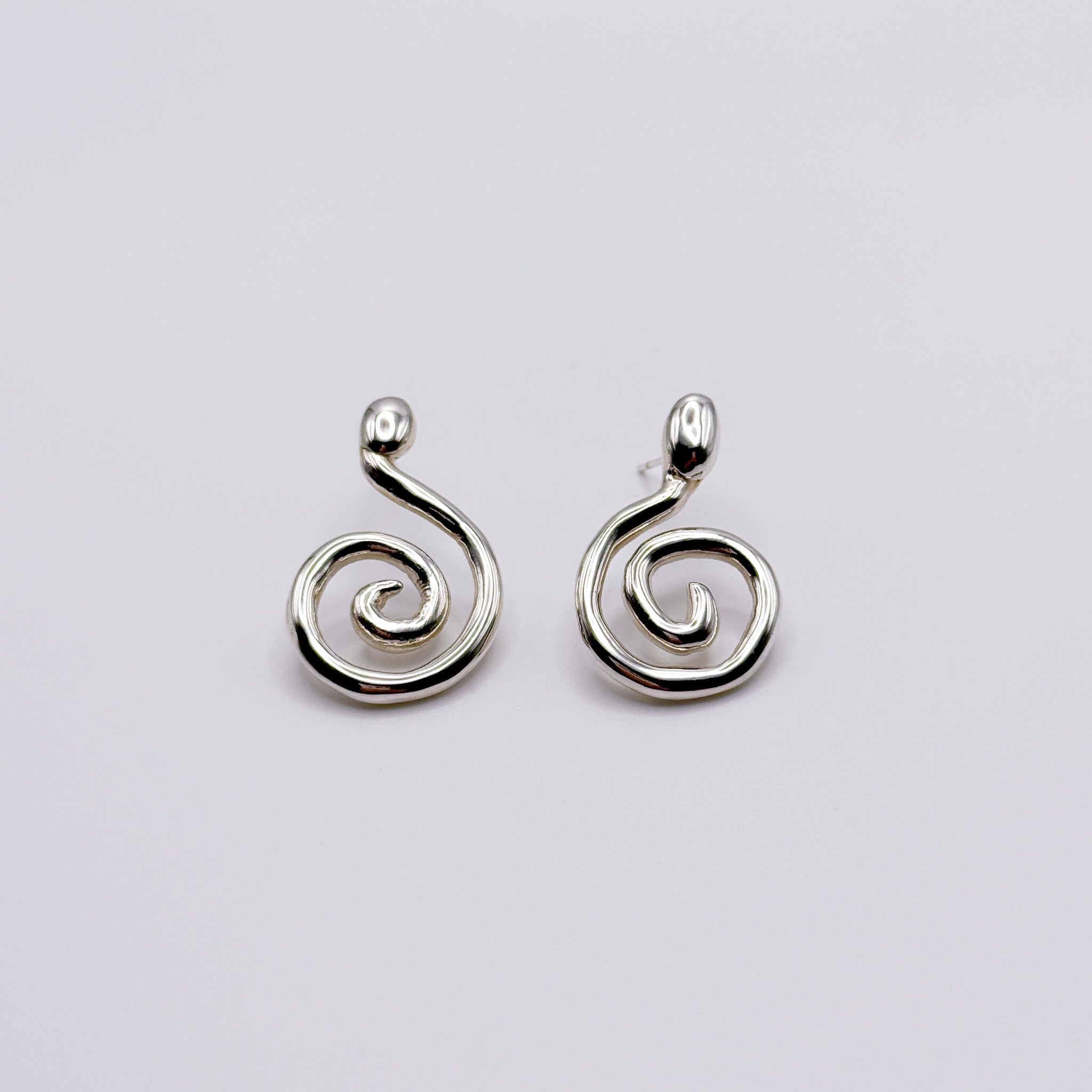 Spiral earrings